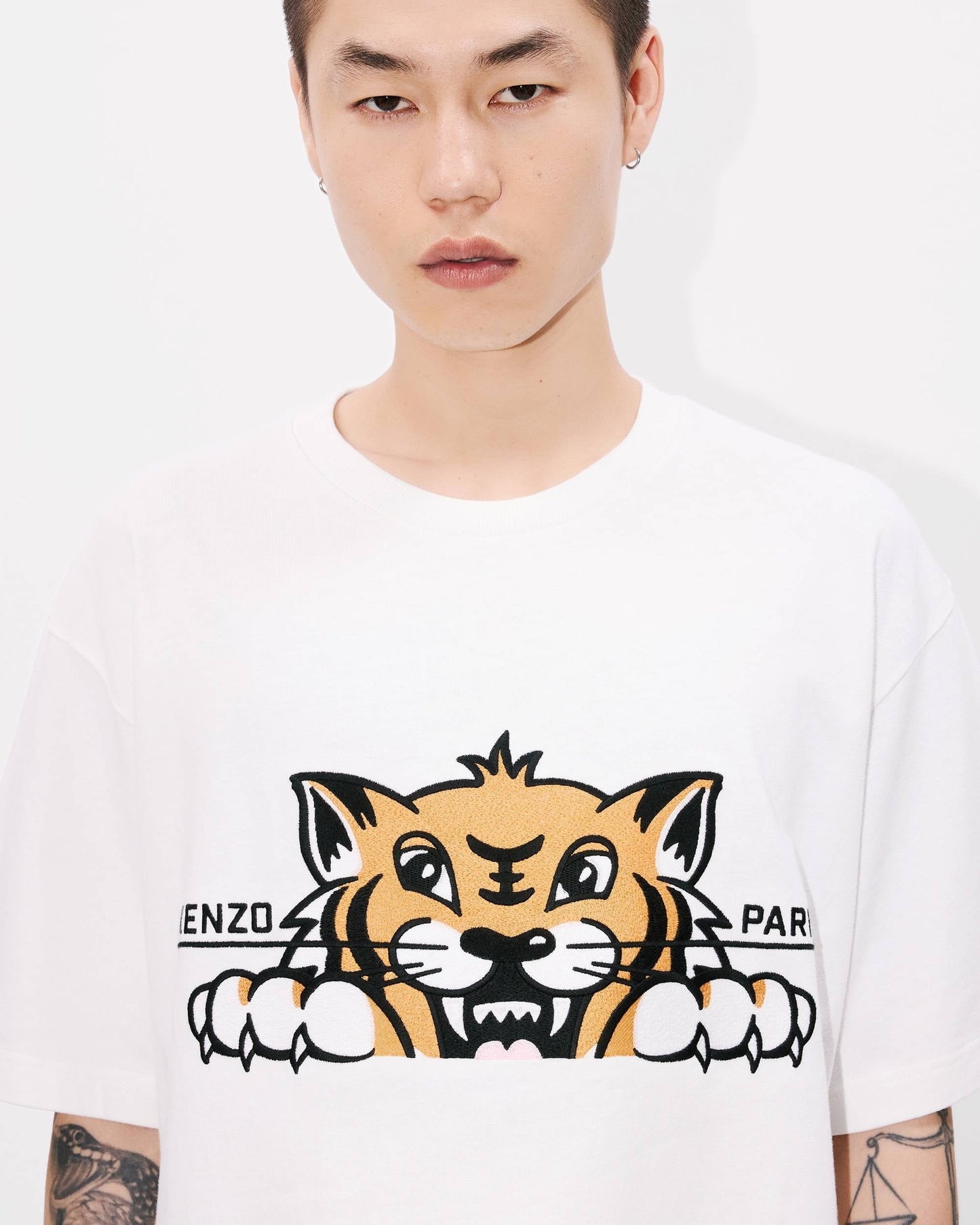 Kenzo White Tiger Tshirt