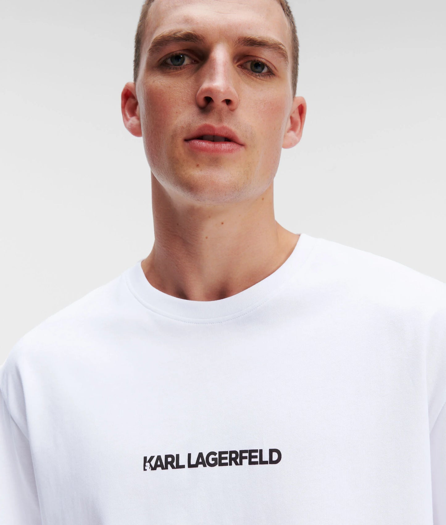 KARL Outline Logo Front Back (White)