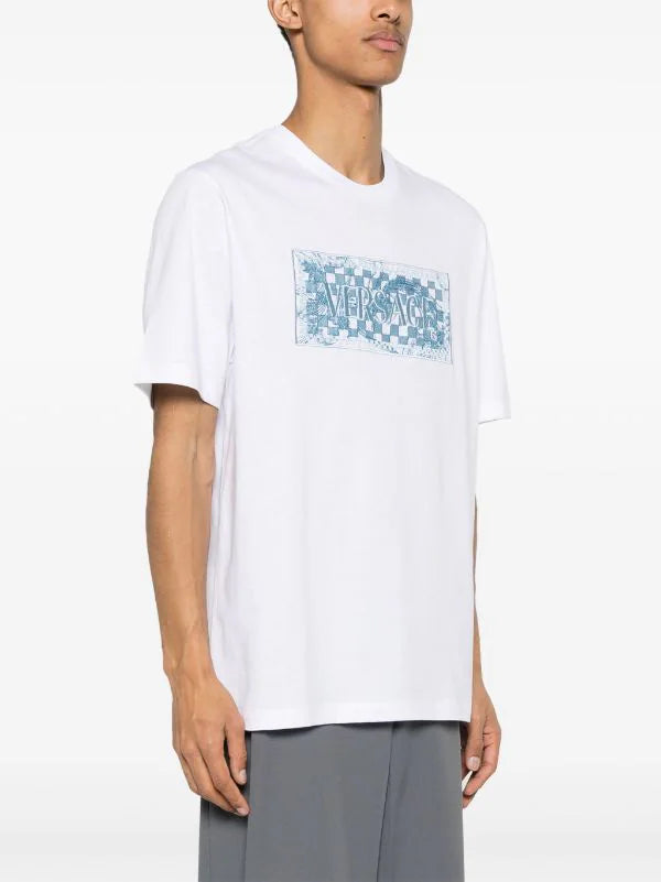 Versace White Tshirt (Embroidery patch)