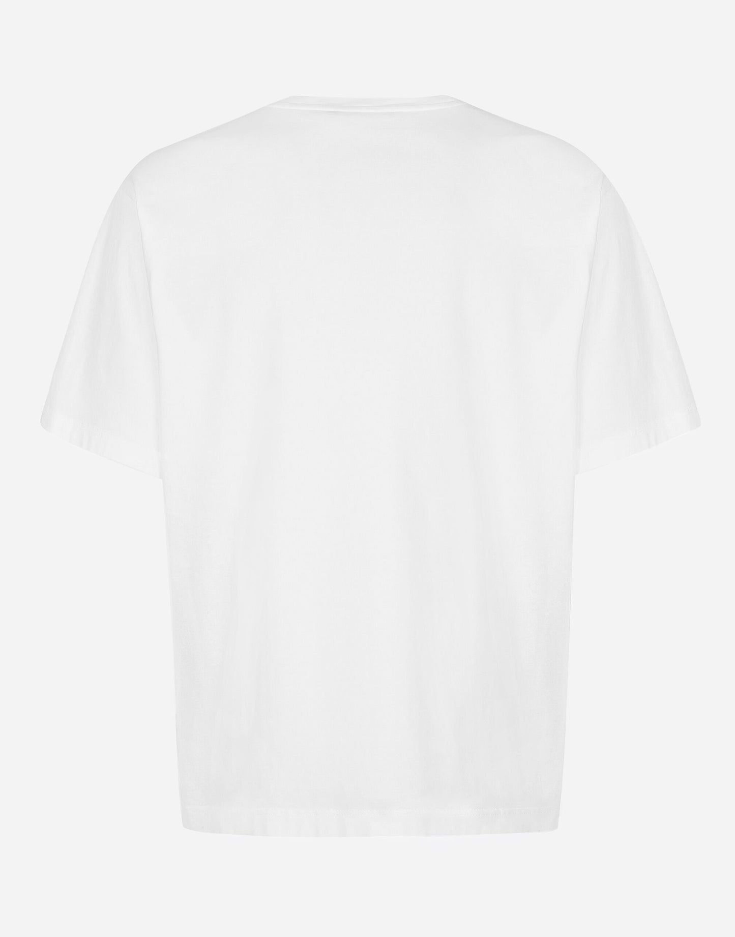 D&G White Tshirt (Green Leather Badge)