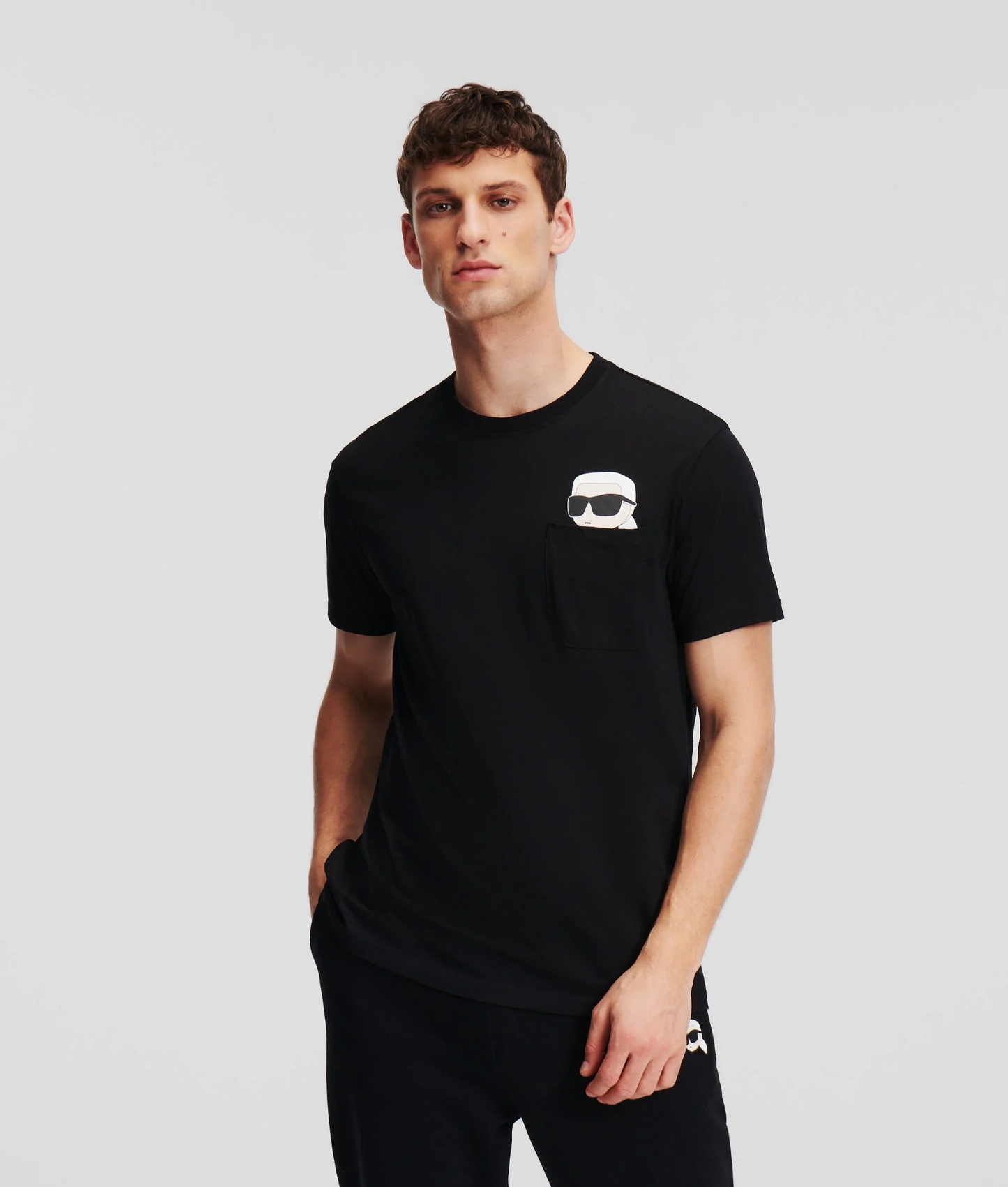 KARL Small Icon With Pocket (Black)