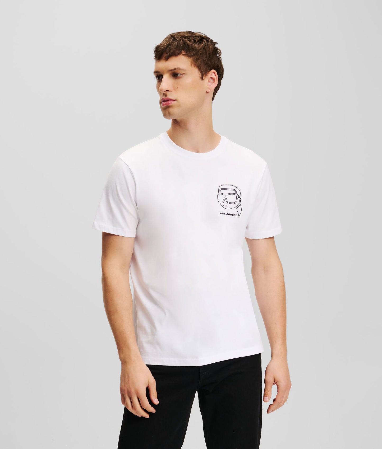 KARL Small Icon Outline (White)