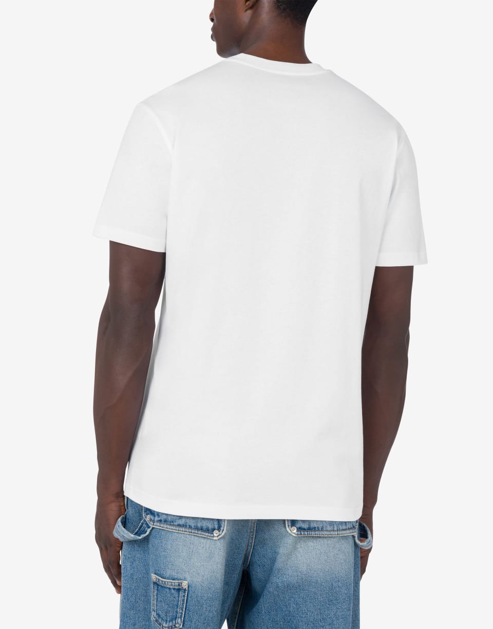 Moschino White Small Teddy Brown Tshirt