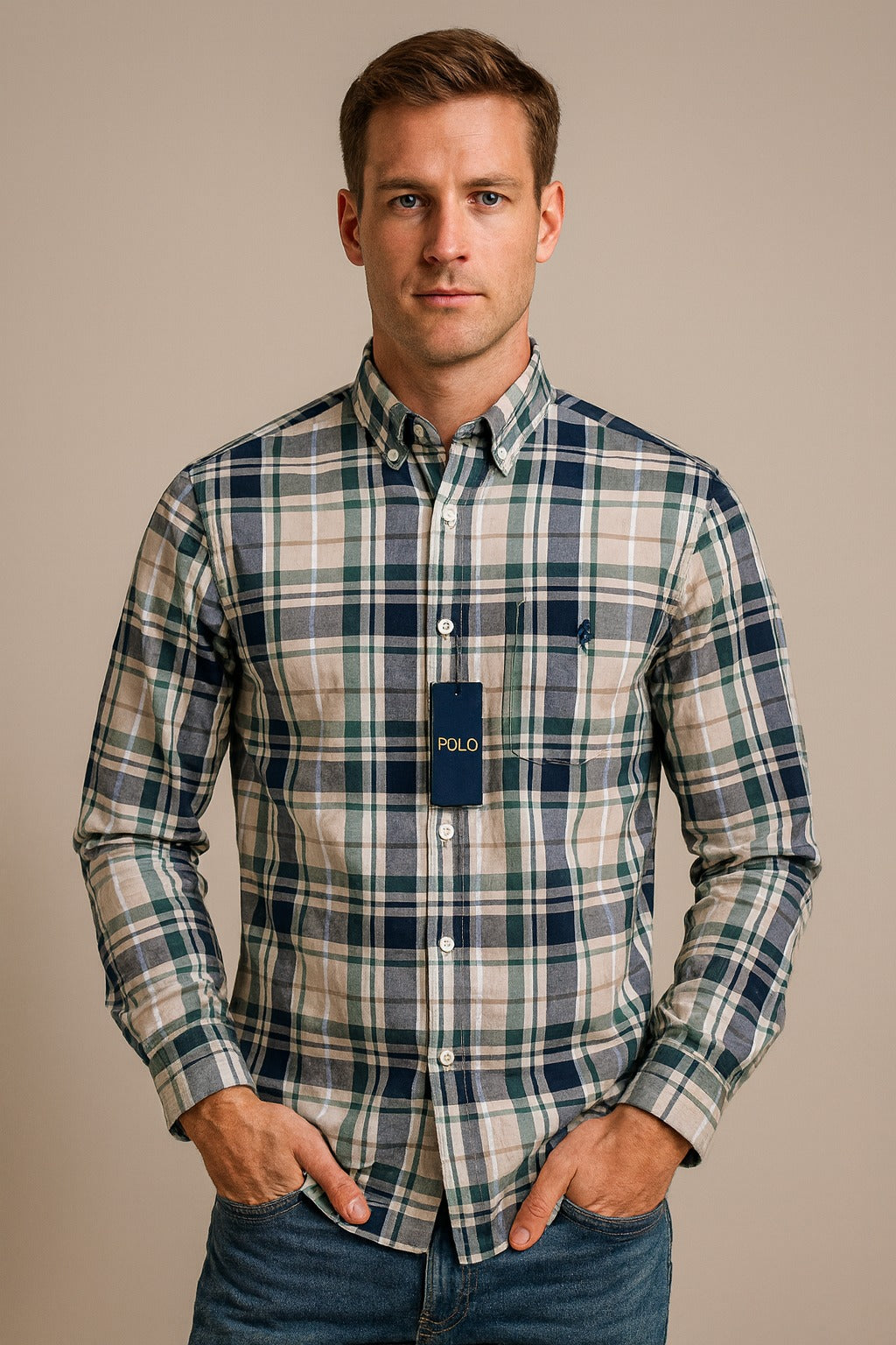 RL Shirt (With Pocket)