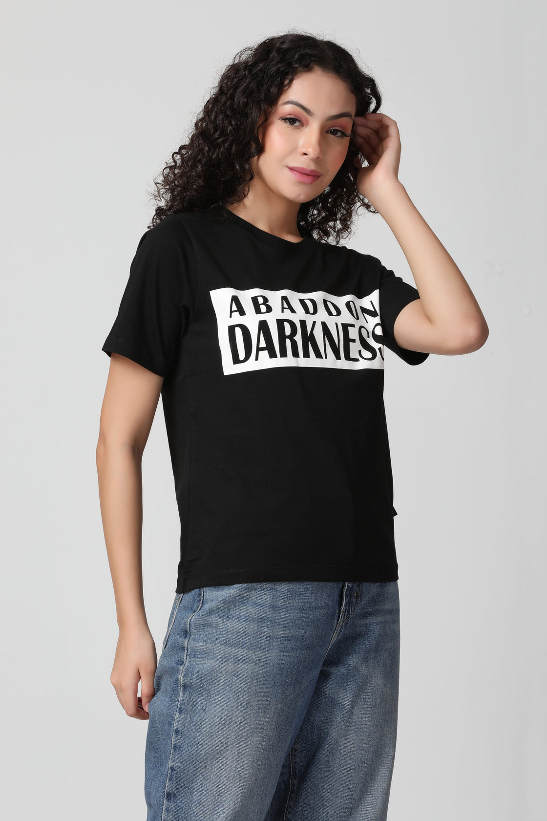 Abaddon Non-Pvc Crop box Tshirt