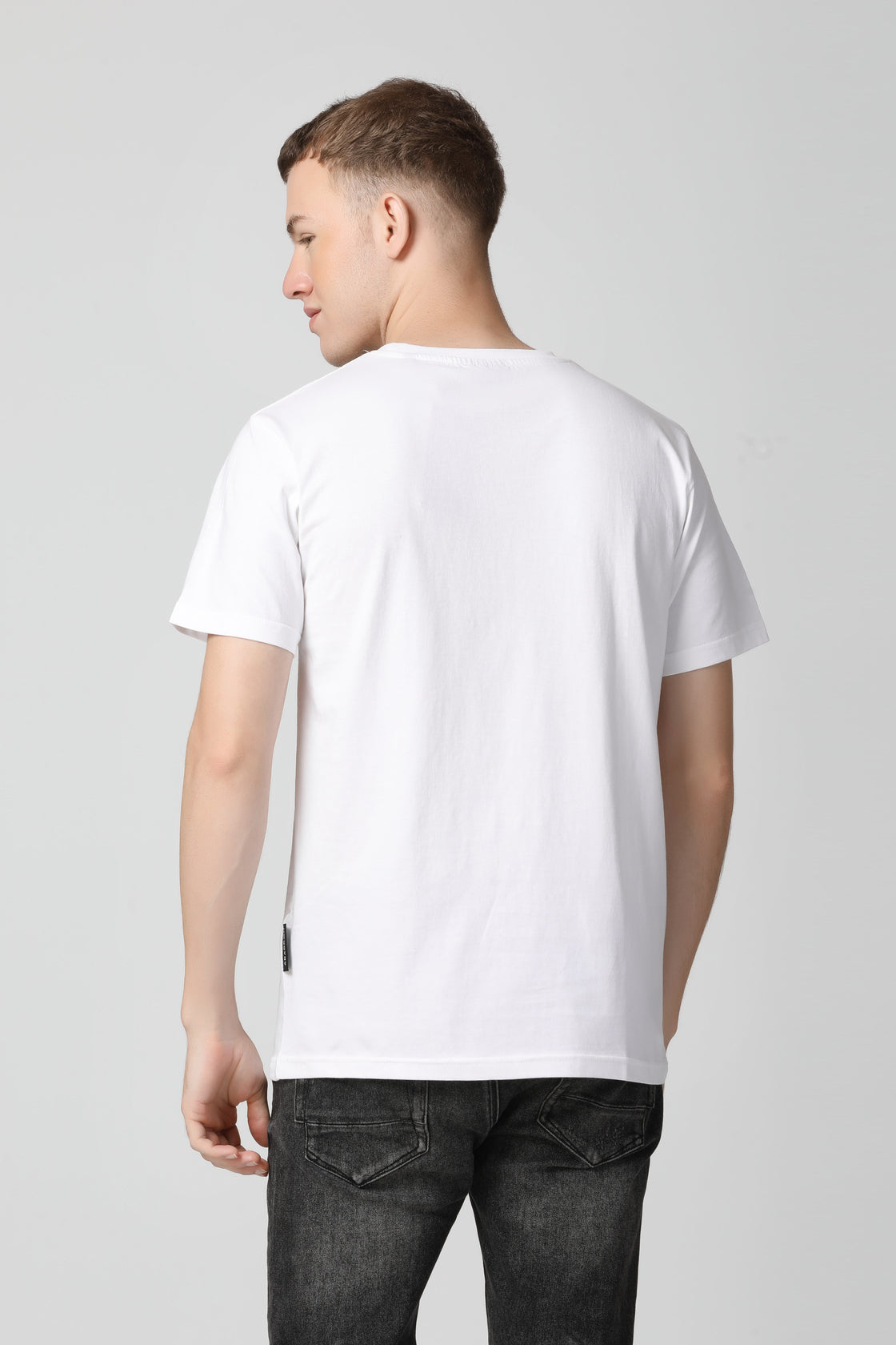 Metallic Gold Foil Signature Coin T-Shirt