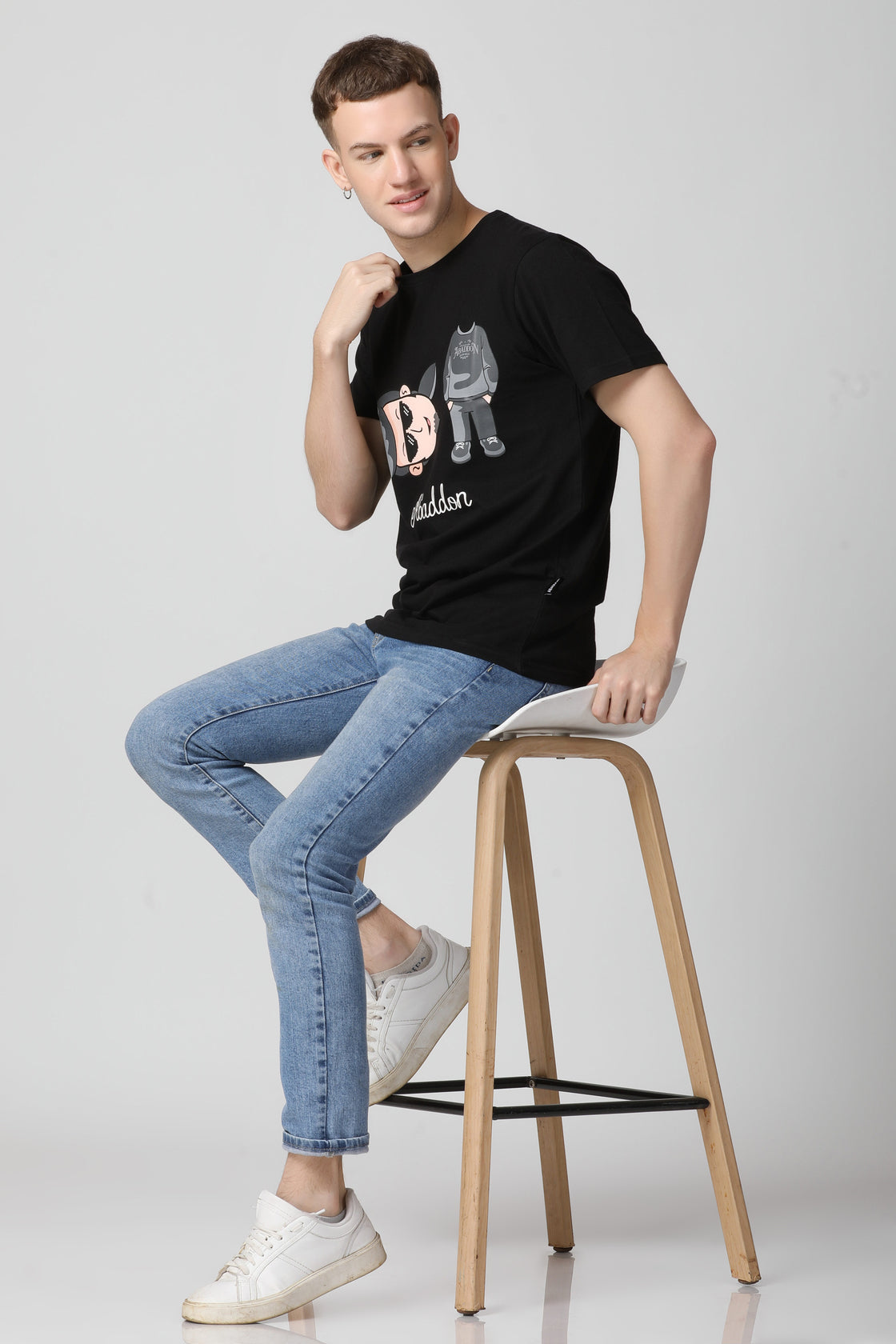 Cartoon Non-Pvc Print T-shirt