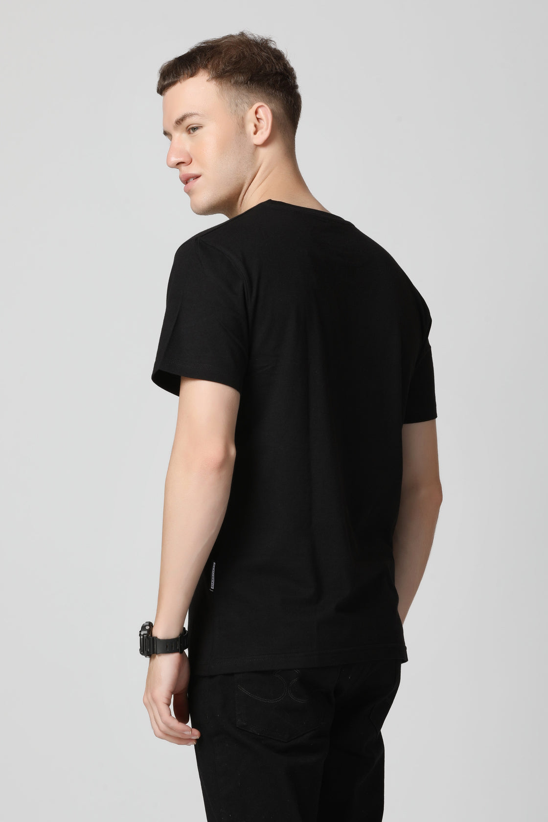 Luxury Gold Foil Panelled T-Shirt