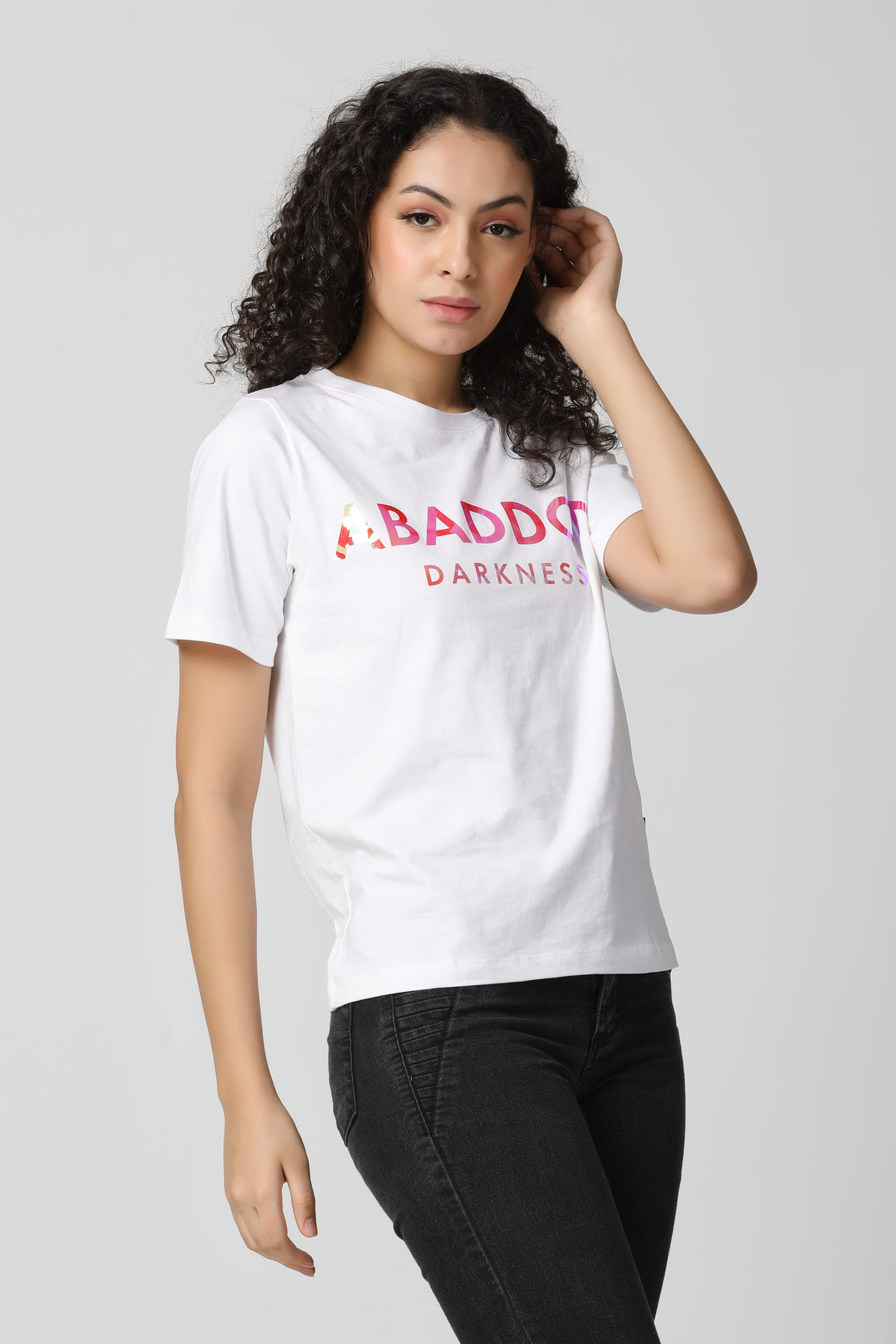 Vinyl Logo Print T-Shirt