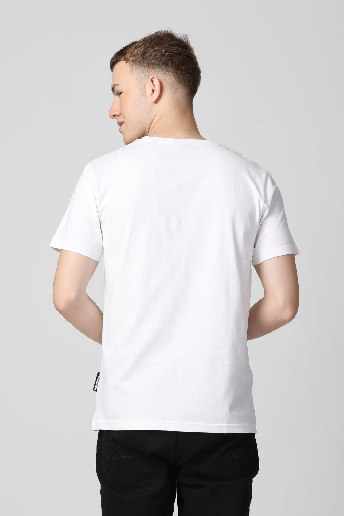 Luxury Gold Foil Panelled T-Shirt