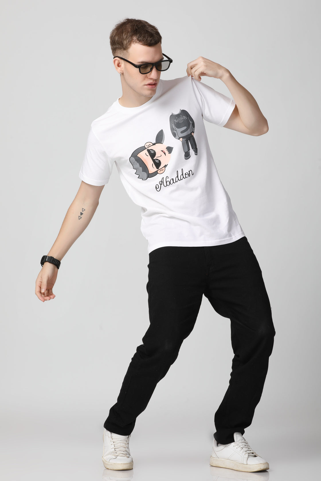 Cartoon Non-Pvc Print T-shirt