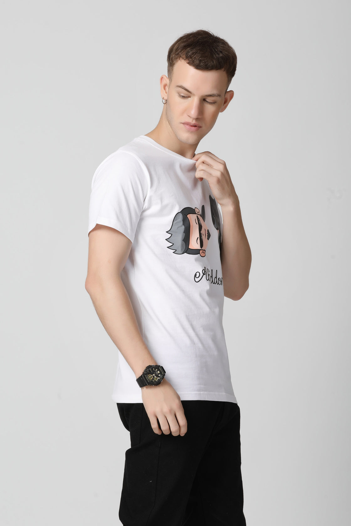 Cartoon Non-Pvc Print T-shirt