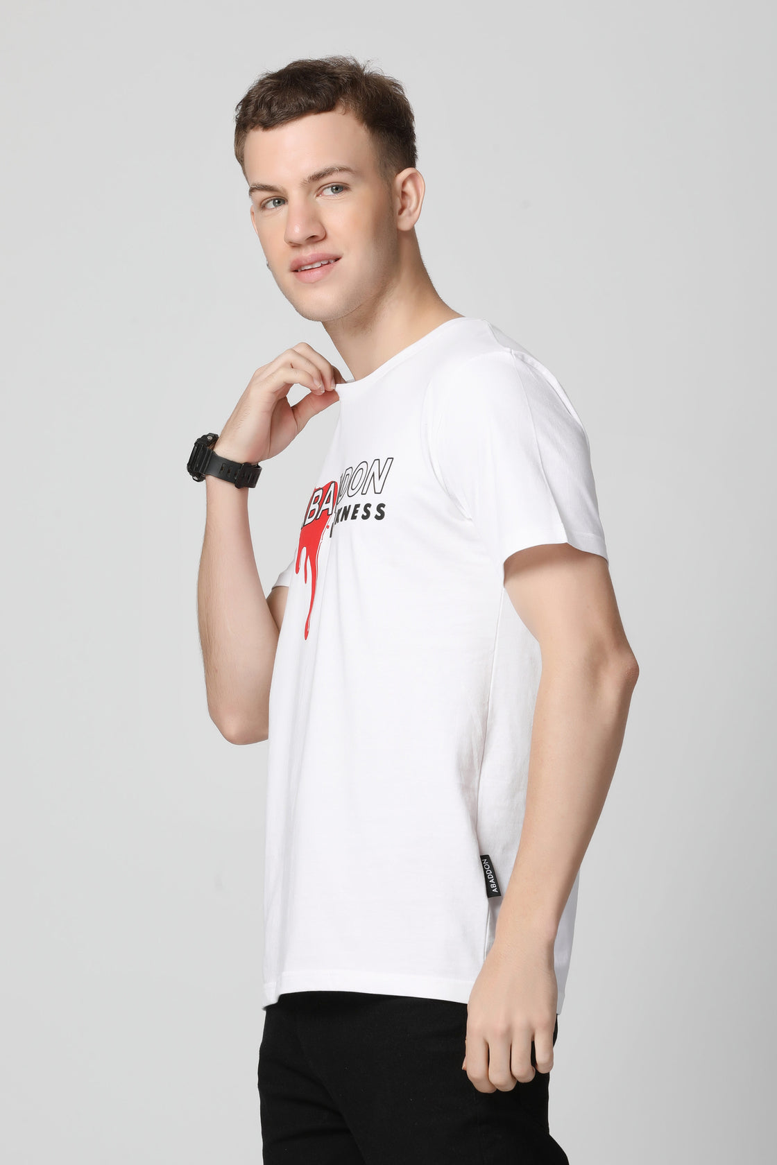 HD Print With Spread Logo T-Shirt