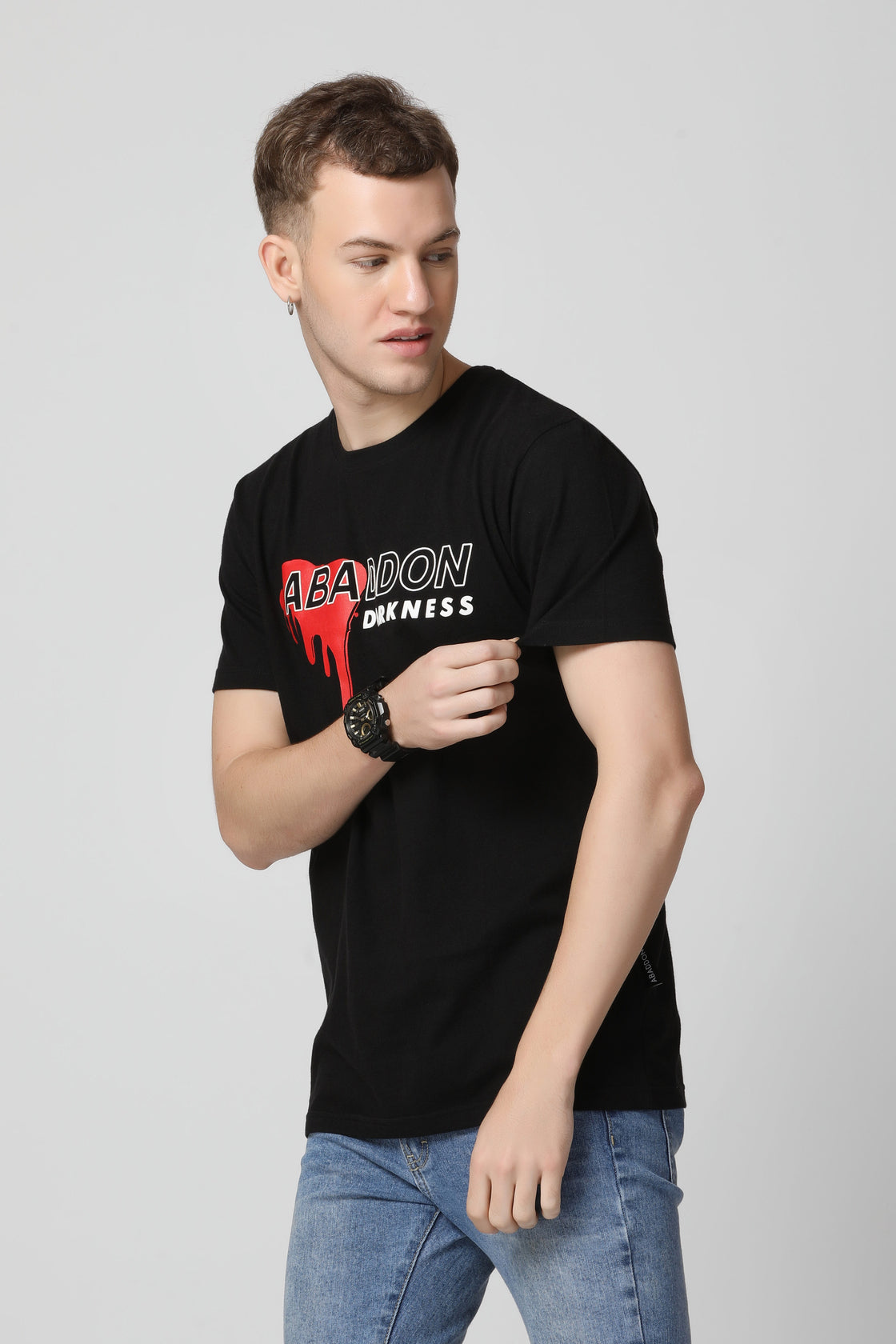 HD Print With Spread Logo T-Shirt