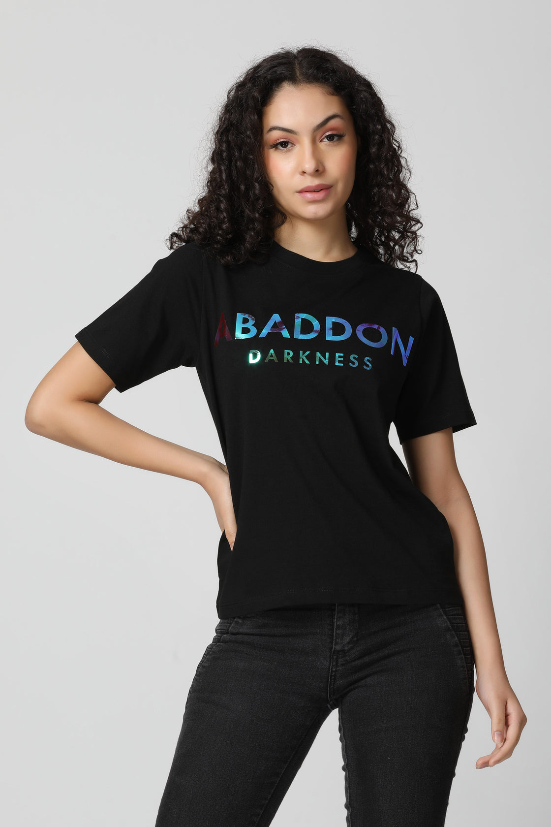 Vinyl Logo Print T-Shirt