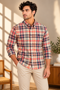 RL Madras cotton stripe checks (super soft)