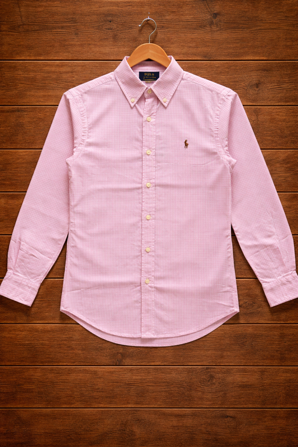 Pink gingham checks