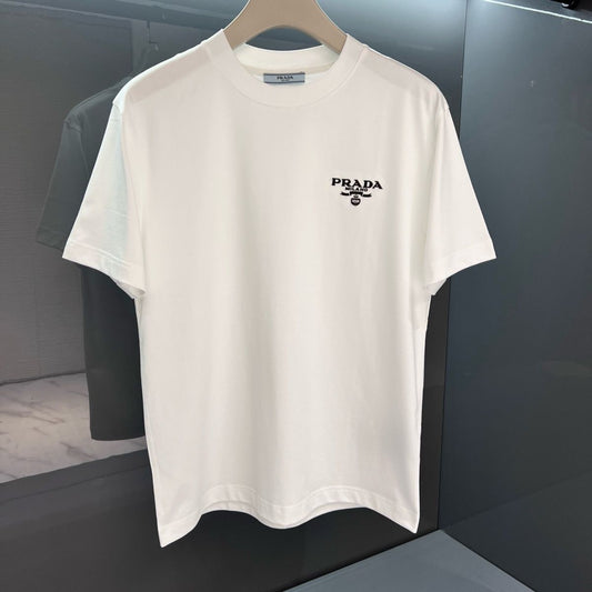 Prada Signature Logo White T-shirt