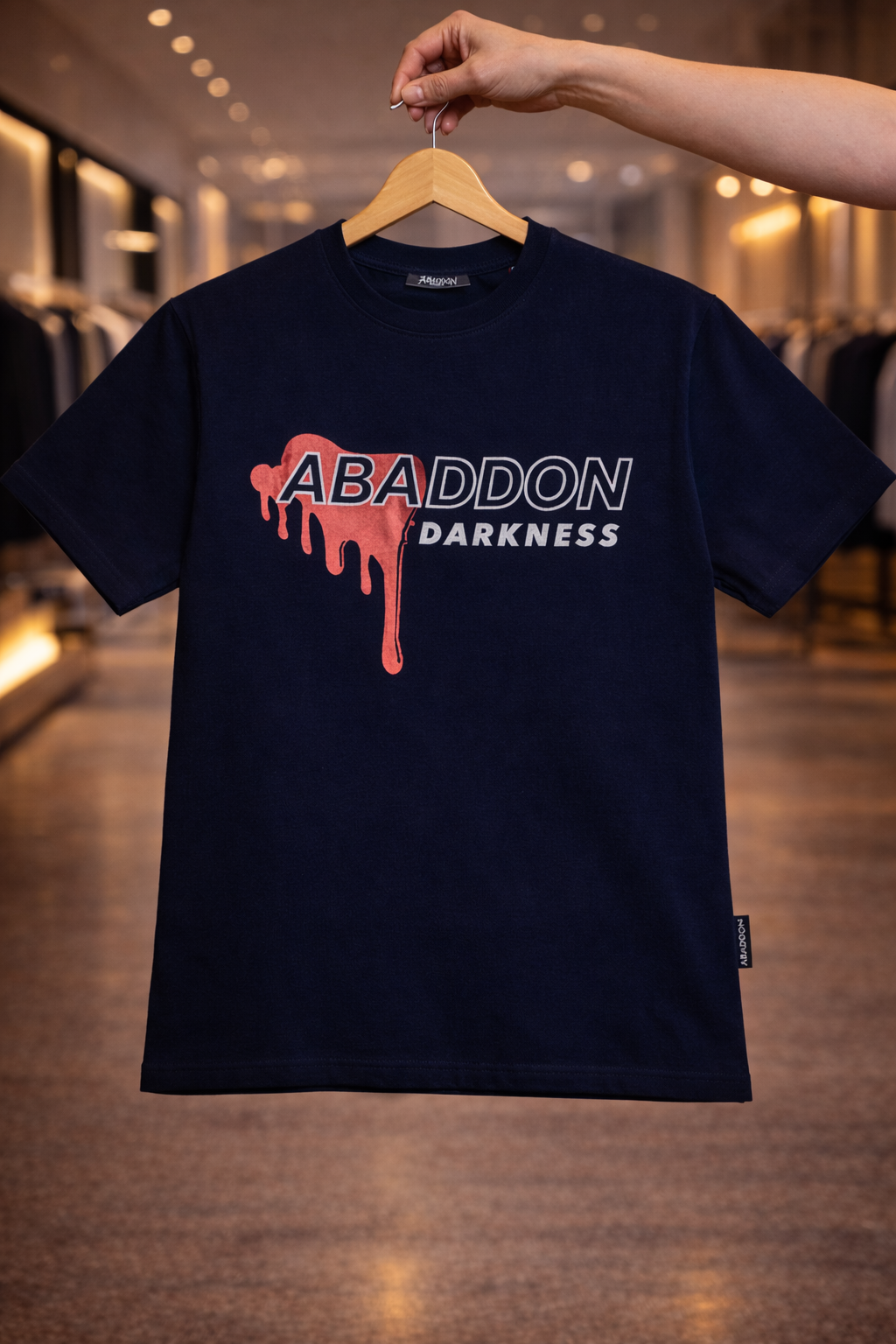 HD Print With Spread Logo T-Shirt