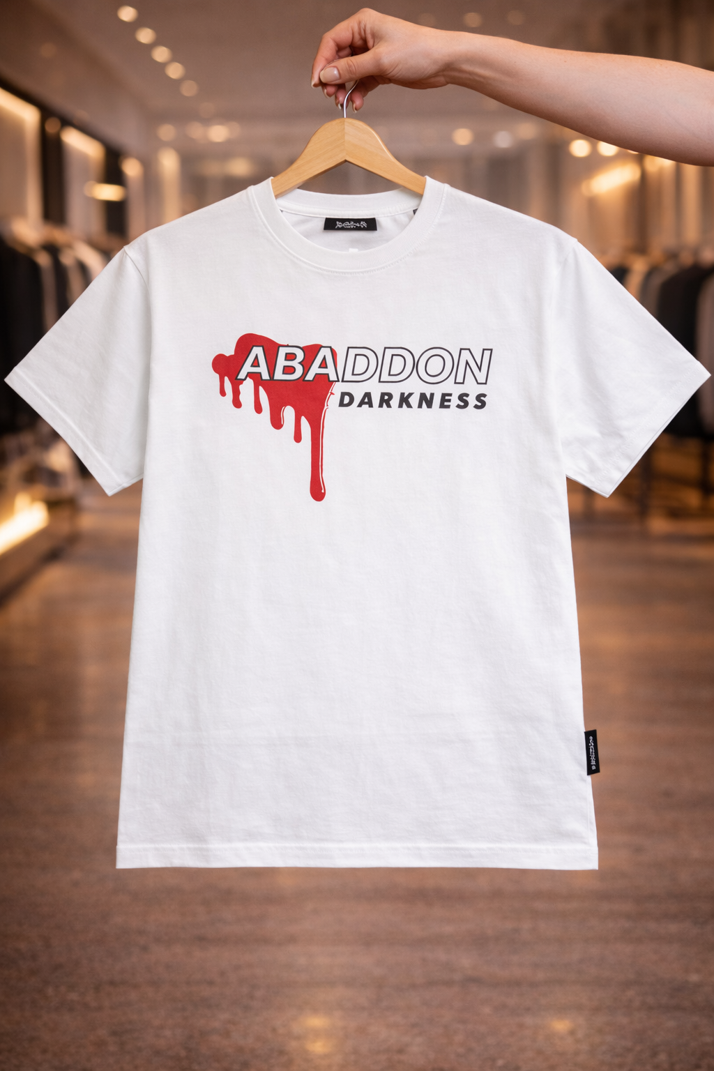 HD Print With Spread Logo T-Shirt