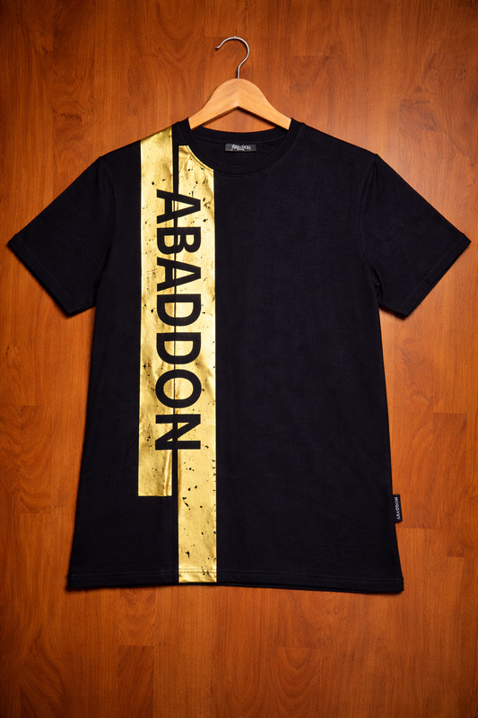 Luxury Gold Foil Panelled T-Shirt