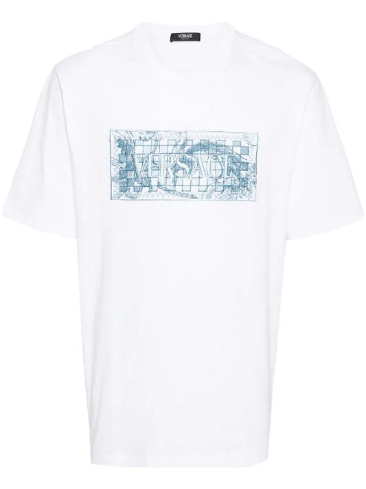 Versace White Tshirt (Embroidery patch)