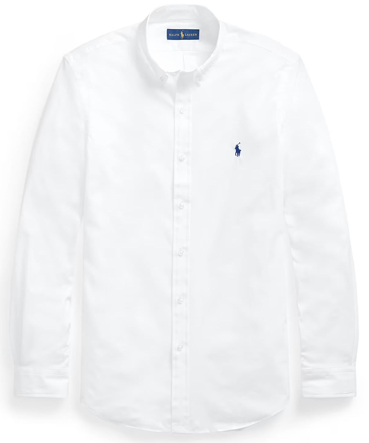 ABD White Oxford Shirt (Navy Logo)