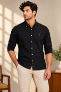 ABD Poplin Black Shirt