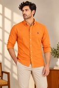 ABD Orange LINEN Shirt