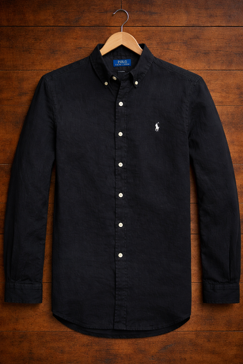 ABD Black LINEN Shirt