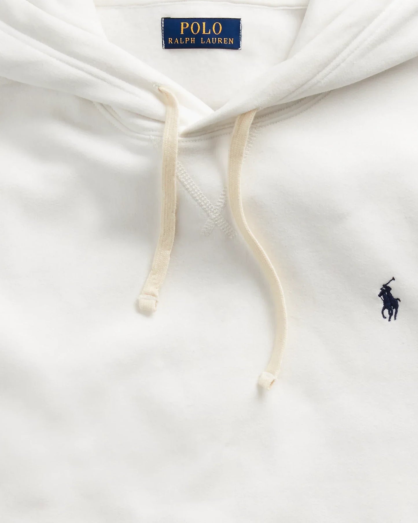 RL Fleece Hoodie (White)