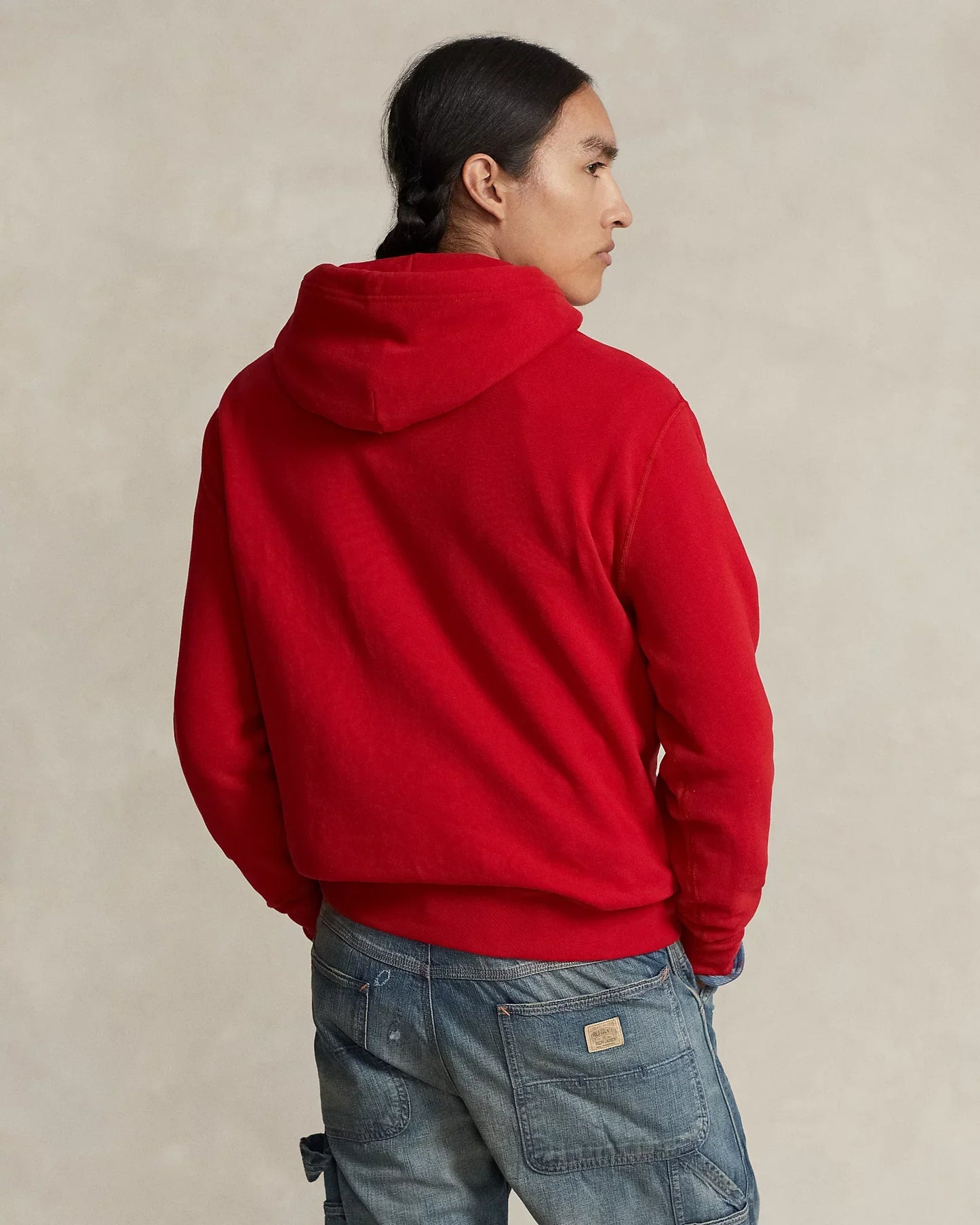 RL Fleece Hoodie (Red)