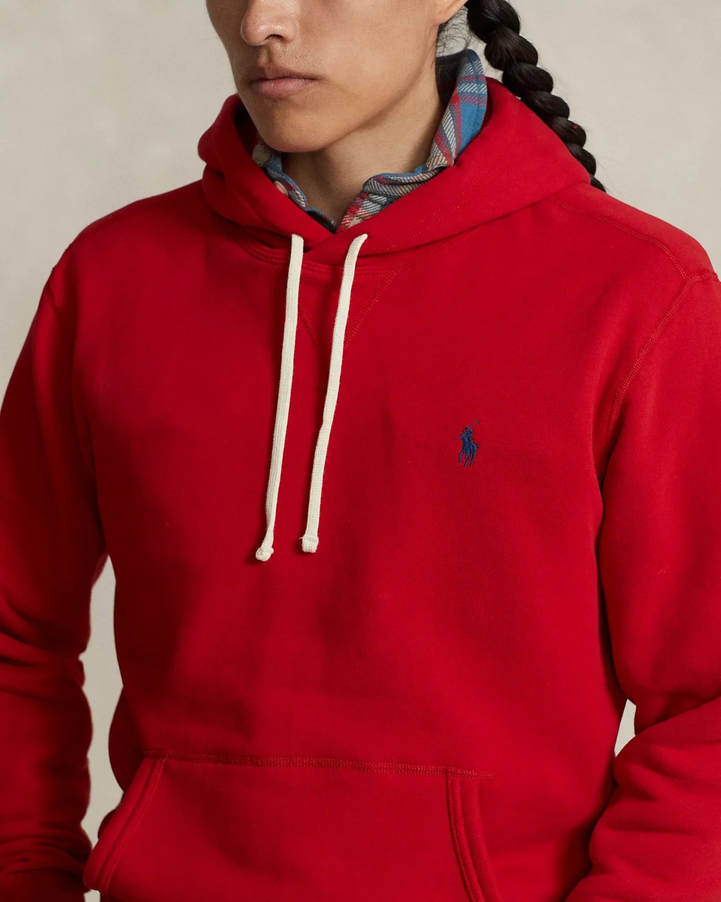 RL Fleece Hoodie (Red)