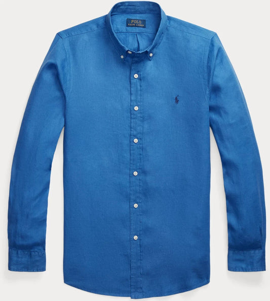 ABD Royal Blue LINEN Shirt